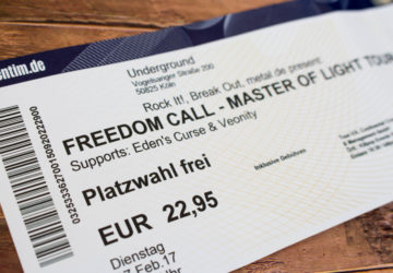 Freedom Call im Underground, Köln. Master Of Light Tour 2017